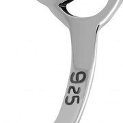 Light Celtic knot Plain Silver Ring, rp574